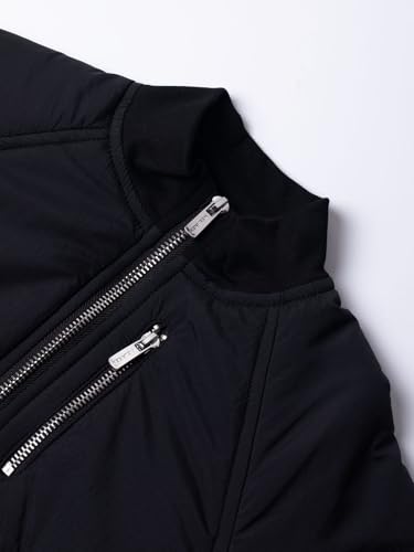 WELAKEN Girls Lightweight Puffer Bomber Jacket – Ultra-Soft Winter Coat with Multiple Pockets3