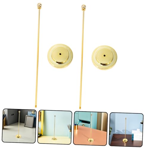 Support de drapeau de bureau stable en métal avec socle lesté pour table - 12 pièces - 7