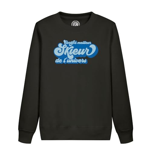 Sweatshirt enfant meilleur skieur de l'univers le cadeau de ski parfait pour les vacances d'hiver