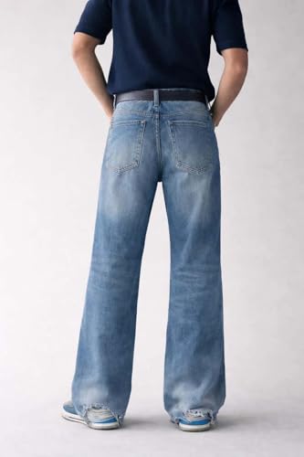 Image of KOTTY Men Jeans || Baggy Fit Jean's for Man || Loose Fit Low Rise Denim || Stretchable Casual Wear Jean,s || Dance Rap Rapping Style Pant for Men || Denim Cotton Jeans