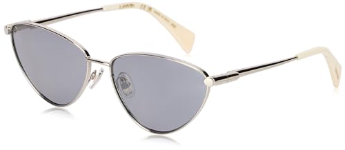 Lanvin Lnv131S Sunglasses, 042 Silver/Silver Flash, 61 Unisex