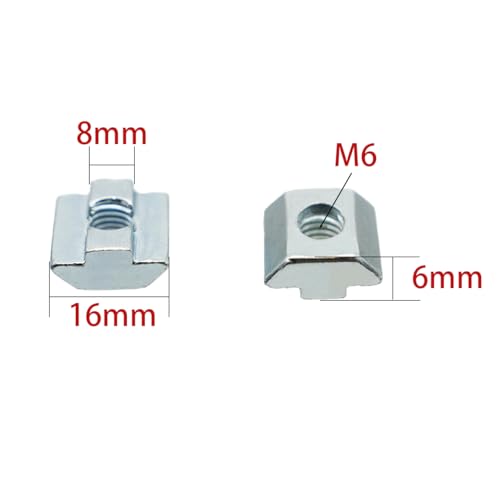 Iverntech Eckwinkel für 3030 Aluminium-Extrusionsprofil, 4 Löcher innen, starke Stützeckwinkel, Zwickel mit 8 M6-Schrauben + 8 M6-T-Muttern, Schwarz, 4 Stück