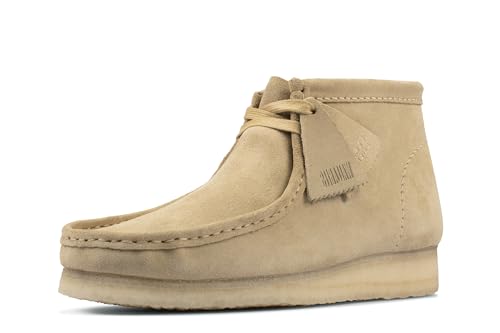 Clarks Originals Men's Wallabee Boot, Maple Suede, 10.5 Medium US