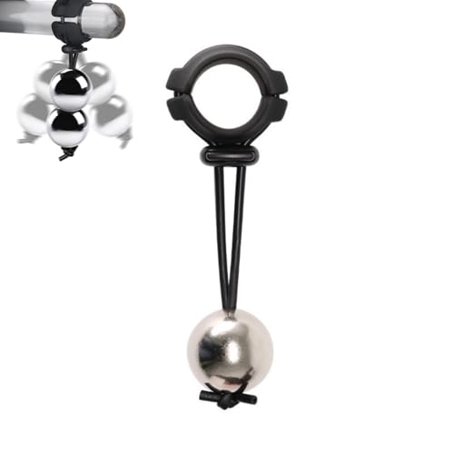 Men's Metal Wei-ghted Pendant Ring Gear with Ball Accessories, Training Aids-ushlF55 (1, 3.6cm)