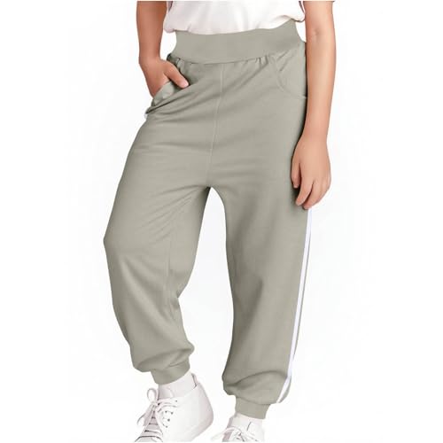 Boys Jogger Pants Kids Baggy Sweatpants Elastic Waist Pants Comfy Athletic Joggers Pant Casual Tulip Hem Trousers