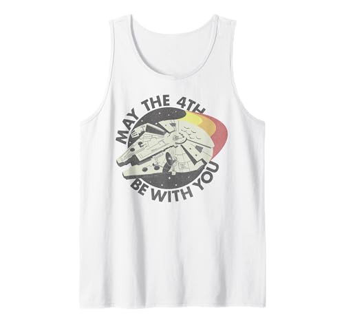Débardeur Star Wars rétro Millennium Falcon coton respirant contre la chaleur estivale