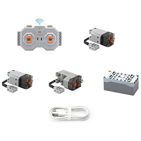 Formula 1 Racing Car Remote Control Technology Power Function set, included Battery Box, L-Motor,Servo Motors,2.4GHz Remote Control Cover