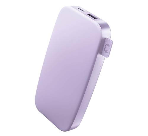 Fresh 'n Rebel Powerbank - Entrada y Salida USB-C - Carga rápida (20W) - 6 Funciones de Seguridad - Batería Externa portátil para iPhone y Android (Dreamy Lilac 2, 12000mAh)