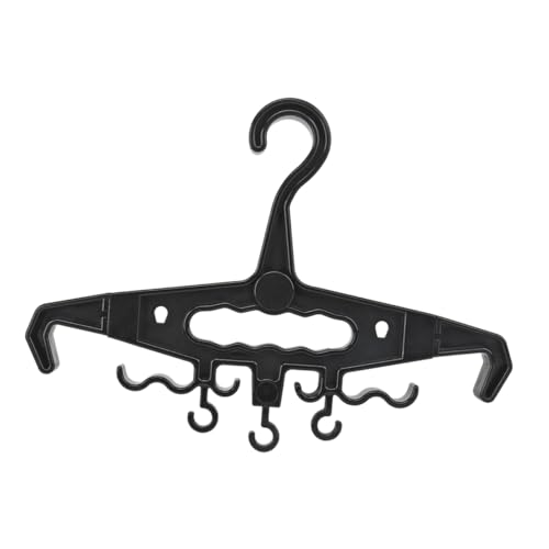 Unomor High Load Hanger Pants Hanger Hanging Racks for Clothes Heavy Duty Hangers for Skirts Outdoor Equipment Tatical Gear Heavy Duty Clothes Rack Industrial Plastic Clothes Hook Black