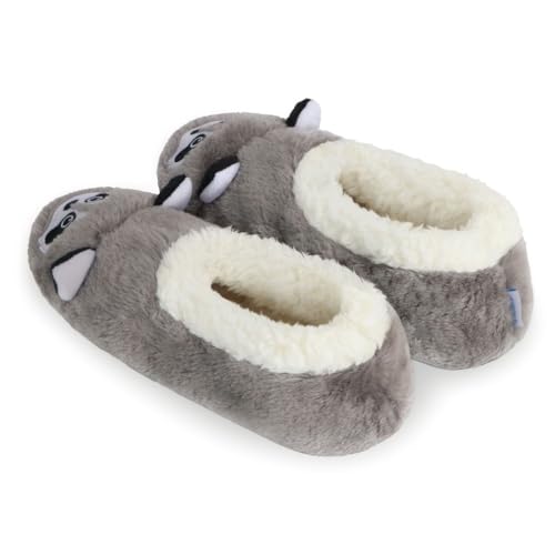 Image of Snoozies Barnyard Animal Slipper Socks for Women