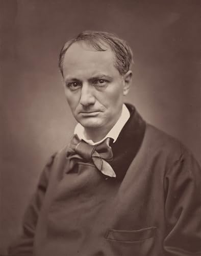 Affiche toile Charles Baudelaire de célèbres tableaux imprimé 60x90