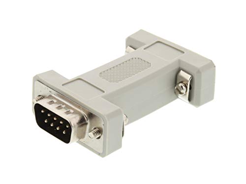 Null Modem Adapter for Serial Cables - DB9 Male to Female