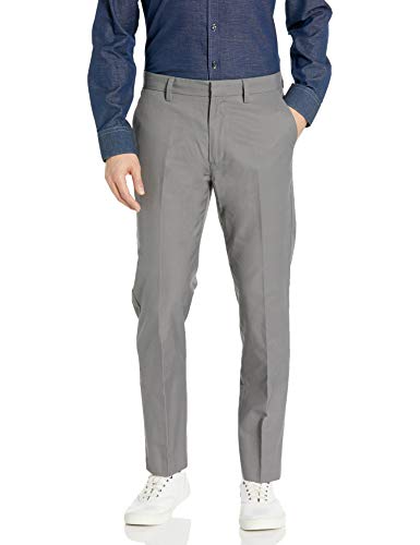Chino slim fit Nautica homme pantalon twill gris tempête taille 38 32