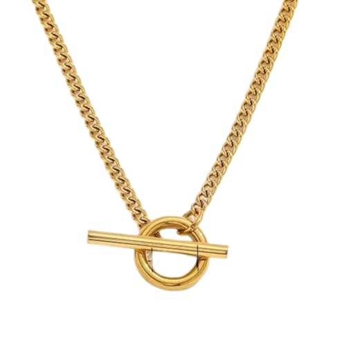 Collier fleur à bascule ras du cou en maille trombone et nacre - 3