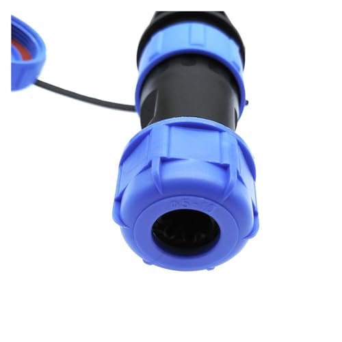 Conector SP17 3 pines impermeable IP68 con tuerca trasera para aviación 4
