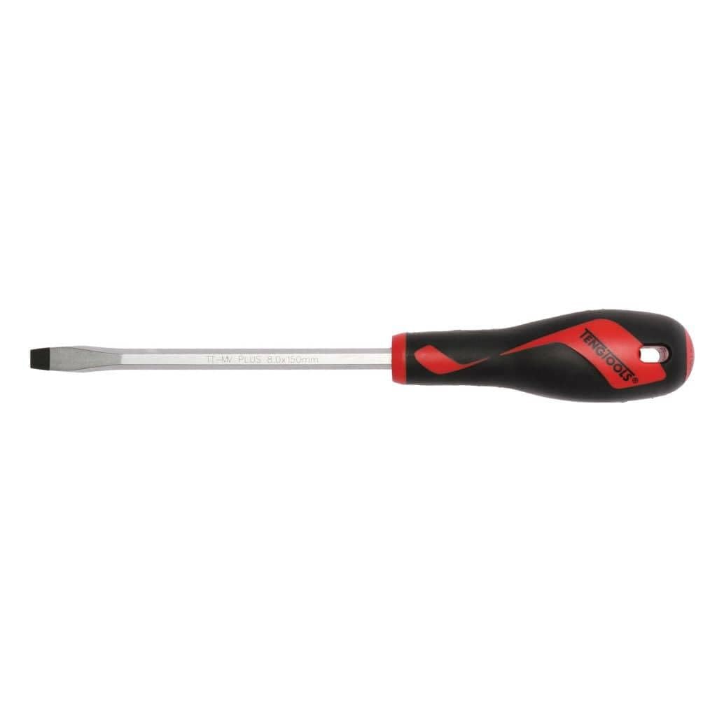 Mehr Screwdriver Flat Type Slot 8.0 X 150mm Qty 1 Teng Tools from B&Q