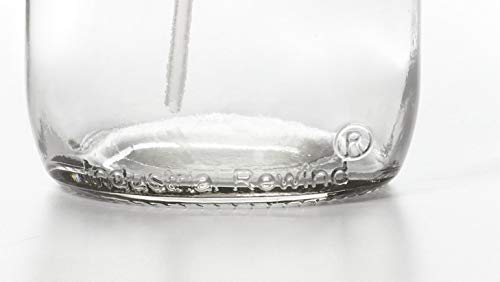 Clear Glass Soap Dispenser With Chrome Metal Pump - Wide Mouth 16Oz Glass Bottle Includes Non Slip Bottom And Counter Top Protector. (Clear/Chrome) #TOP2