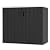 Mrosaa Large Outdoor Storage Box,Resin Sheds&Outdoor Storage Waterproof/Lockable,Outdoor Storage Cabinets for Balcony,Garage,Backyard (37Cu.ft-Black White)