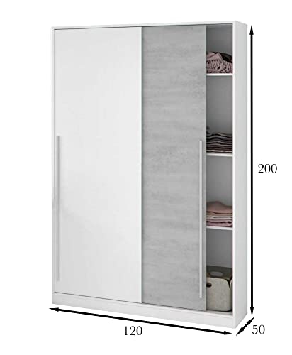 Dmora Guardaroba Moderno a 2 Ante