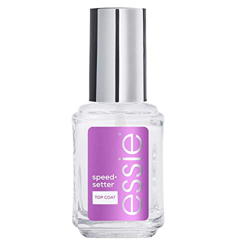 Essie - Vernis Top Coat Séchage Ultra-Rapide - Avec de l'Huile d'Argan - Fini Brillant & Transparent - Speed Setter - Contenance : 13,5 ml