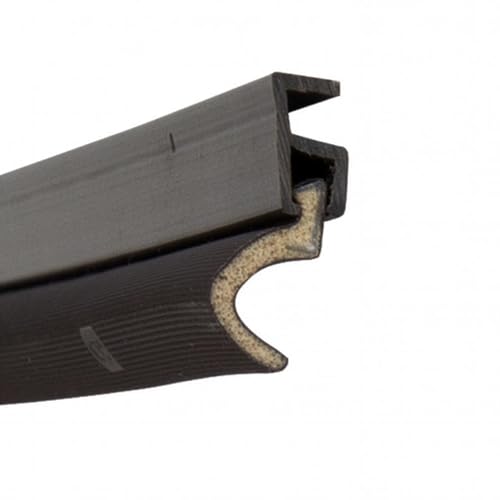 Qlon Flexible Around Door Seal Draught proofing ADS Strip Stormguard (Brown)