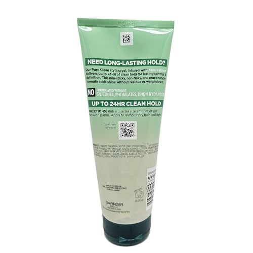 Garnier Fructis Style Pure Clean Styling Gel 6.8 oz (Pack of 2)