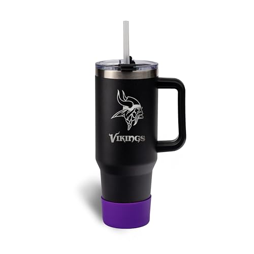 Image of The Memory Company Officially Licensed NFL - Minnesota Vikings 46oz Game Day Tumbler with Laser Engraved Team Logo
