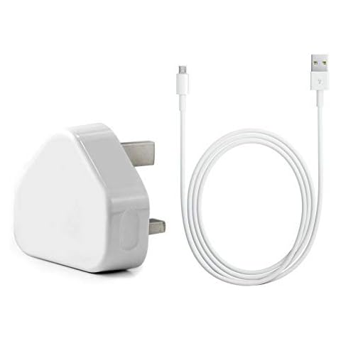Fast Samsung charger + cable, Micro USB Cable Sync and Fast Charging for Samsung Galaxy S7 Edge/ S7 S6 Note 5, Nexus, Android Charger and More (1 Meter, White) Cover