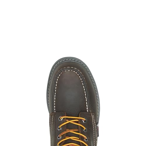 Wolverine Men's Floorhand Moc Toe 6" Steeltoe Work Construction Boot, Dark Coffee, 13 M by Wolverine - Image 5