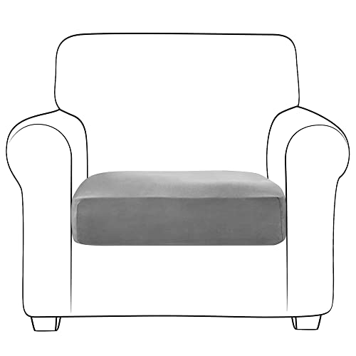 Housse de coussin en velours extensible pour protéger un fauteuil