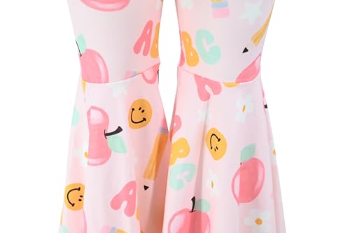 Image of Unique Baby 2 Piece Girls Bell Bottom Leggings Outfit with Short Sleeved Shirt Kid and Toddler Clothes Set