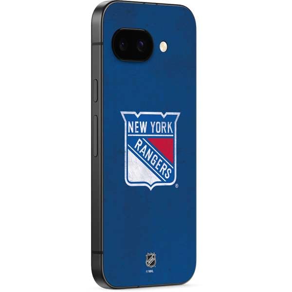 Skinit Decal Phone Skin Compatible with Google Pixel 9a - Officially Licensed NHL New York Rangers Distressed Design