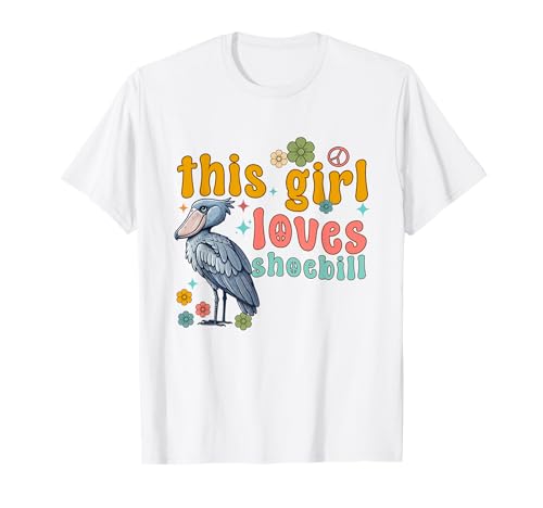 Shoebill Stork Bird Shoe-billed Stork Mujeres Hombres Whaleheads Camiseta