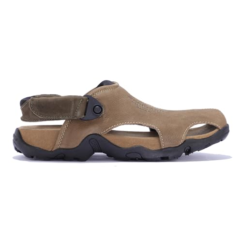Woodland mens Gd 2926118 KHAKI Sandal - 10 UK (44 EU) (Gd 2926118)