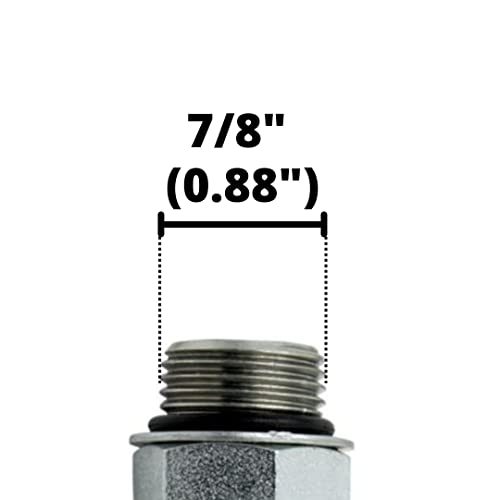 Image of 1 /2 inch JIC Male x #10 SAE /ORB Male Corner /Elbow Hydraulic Adapter Fitting | 6801-08-10