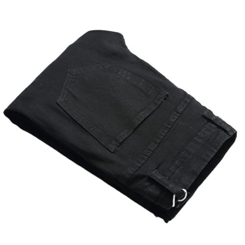 XYGJZ Mens Ripped Jeans Vintage Distressed Destroyed Denim Pants Slim Straight Jeans for Men3