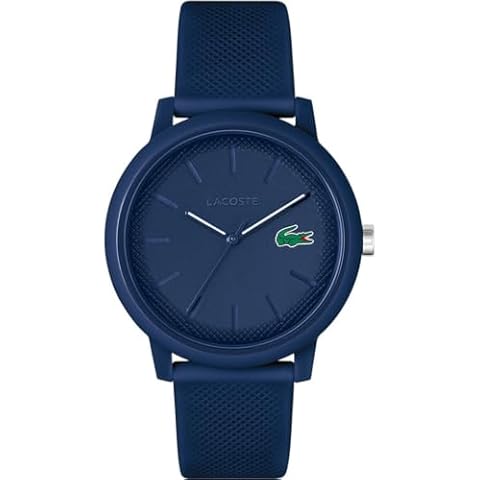 Lacoste Men's Navy Blue Silicone Watch Cover