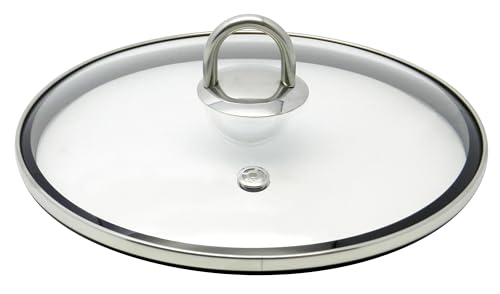 ELO 64325 Couvercle en Verre Protection, Verre, Transparent, Ø 24 cm, 35 x 35 x 11 cm