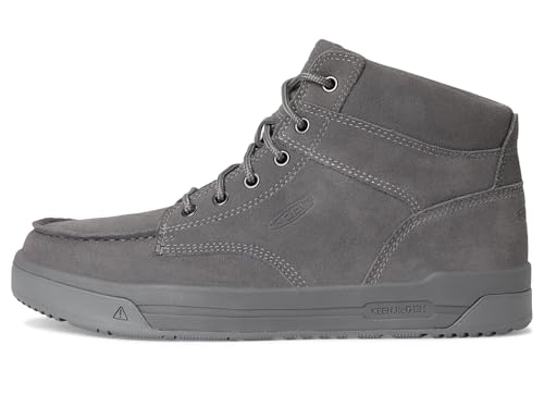 KEEN Utility Men's Gibson Mid Height Soft Toe Athletic Traction Durable Leather Work Boots4