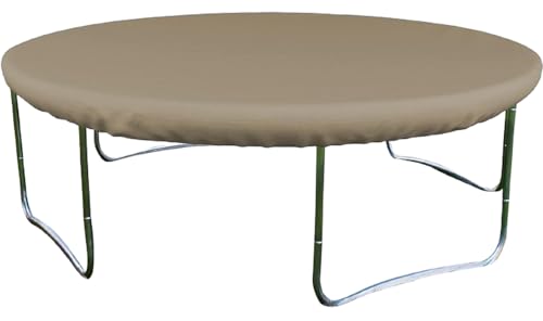 Covers & All Round Trampoline Cover, 12 Oz Waterproof UV & Weather Resistant, All Season Protector Outdoor Games Fitness Sports Cover for Garden Lawn, with Elastic (48