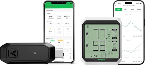VIVOSUN GrowHub Controller E25 and AeroLab THB1 Wireless Bluetoot...