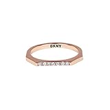 DKNY Ring NYC SKINNY PAVE rosé