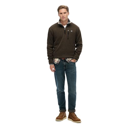 Sweat shirt Superdry Half Zip Pullover Fleece EU - vue 8