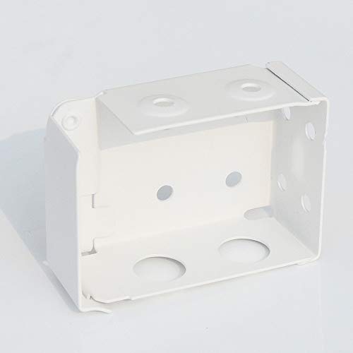 Cutelec 2Pcs Box Mounting Bracket For Low Profile Blinds 2Inch White Color Window Blinds Headrail Holder Bracket #TOP4