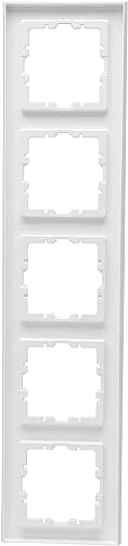Kopp, Abdeckrahmen 5-fach HK07, Farbe: reinweiß, 407229008