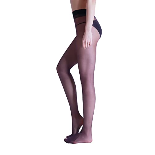 Image of Sahabowi Women's Sheer Tights, High Waist Pantyhose, Vintage Control Top Stockings,Shaping Pantyhose Slimming Butt Lifting