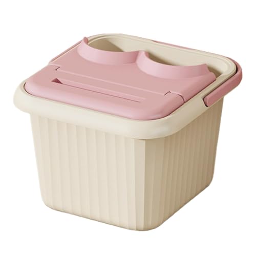 Balde para spa de pies resistente con asa portátil miniatura 7