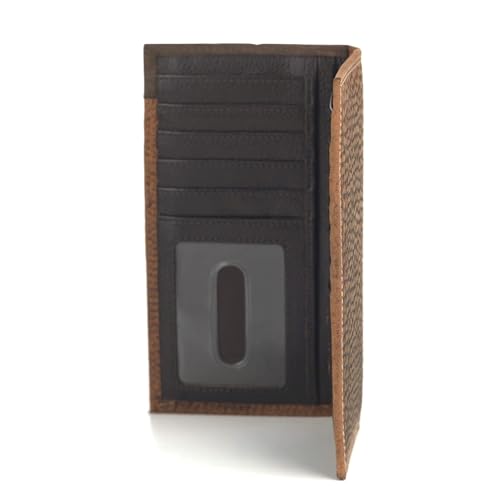 ARIAT Overlay Shield Rodeo Wallet, Brown3