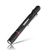 Arrow LED Pen Light Flashlight, 120 Lumens Aluminum Pocket Flashlight with Clip for Inspection, Work, Emergency, 2AAA Batteries Included