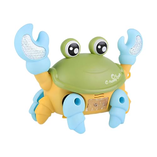 Brinquedo Caranguejo siri Fujão Dançante com Led e musica